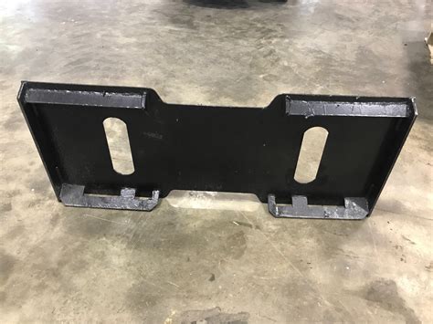 1/14 skid steer attachment plate|skid steer adapter plate size.